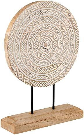 Eximious India Farmhouse Table Decor Statue Mandala 10 x 14