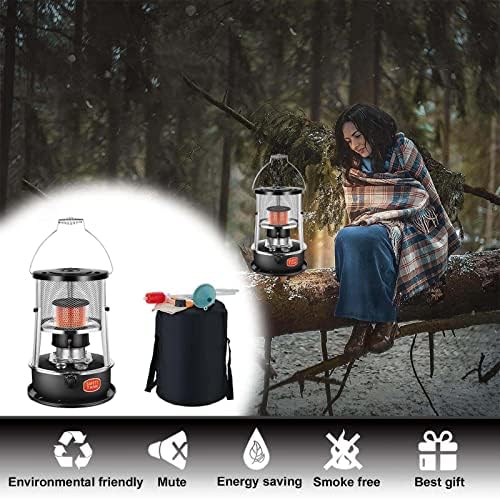 MMLeYN Kerosene Heater with Adjustable Cover