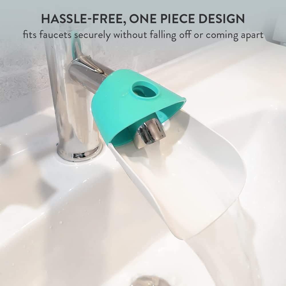 Prince Lionheart eyeSMILE Toothbrush Holder Set with Faucet Extender Green