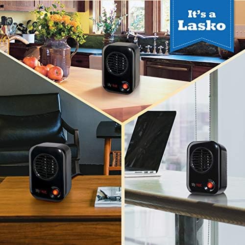 Lasko MyHeat Personal Mini Space Heater 6 Inches Black 200W