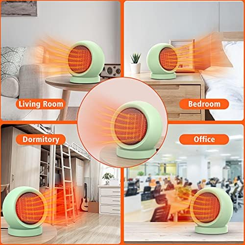 Coolfor PTC Ceramic Space Heater - High Output for Home Bedroom Office