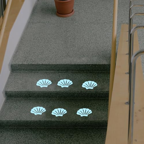 Zerodeko Non-Slip Bathtub Stickers with Shell Design