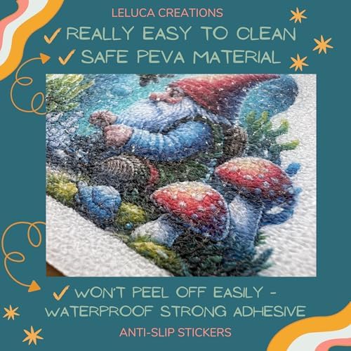 Non Slip Gnome Decals for Bathtubs 20 PCS Safety Stickers