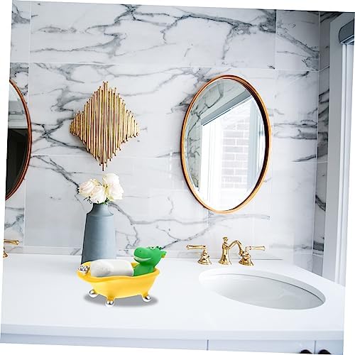 PRETYZOOM Dinosaur Soap Drain Box Storage Case