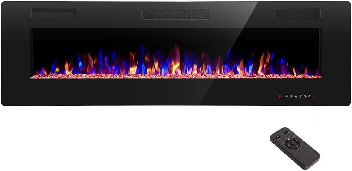 RWFLAME 60 Inch Electric Fireplace with Remote Control