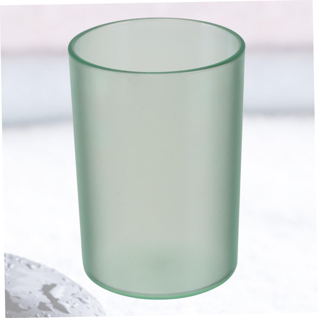 Amosfun Green Plastic Toothbrush Mug Holder