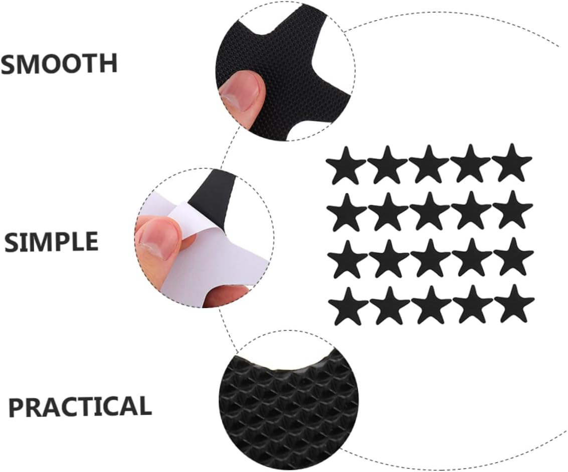 40PCS Non-Slip Bath Stickers Safe Traction for Shower Bathtub Kitchen Pool