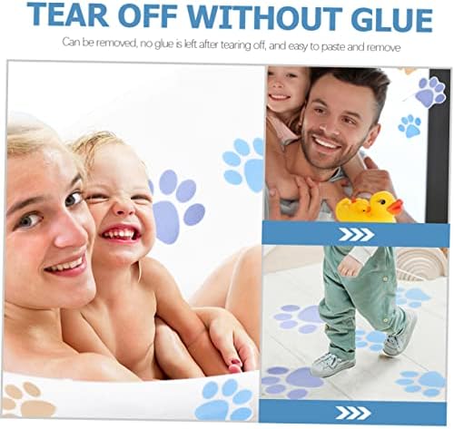 10pcs Cartoon Dog Paw Non-Slip Bathtub Decals