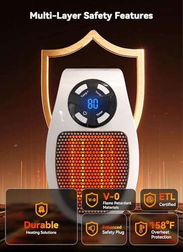 Minetom 450W Compact Electric Space Heater