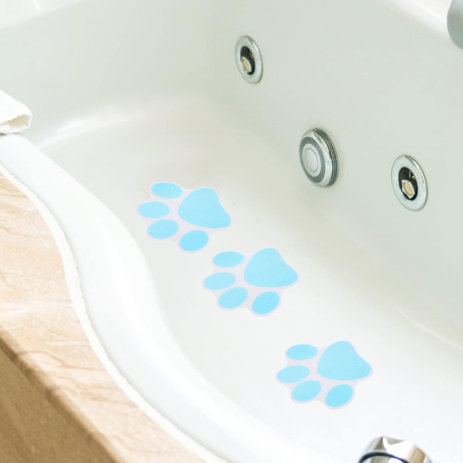Healeved Bath Paw Stickers 10pcs Non-Slip Safety