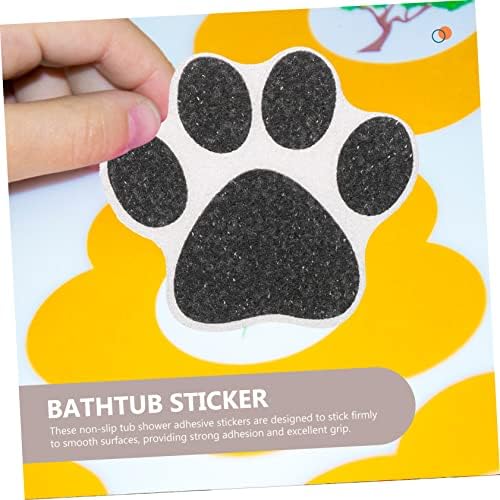 HAKIDZEL 10Pcs Non-Slip Paw Bathtub Stickers 1