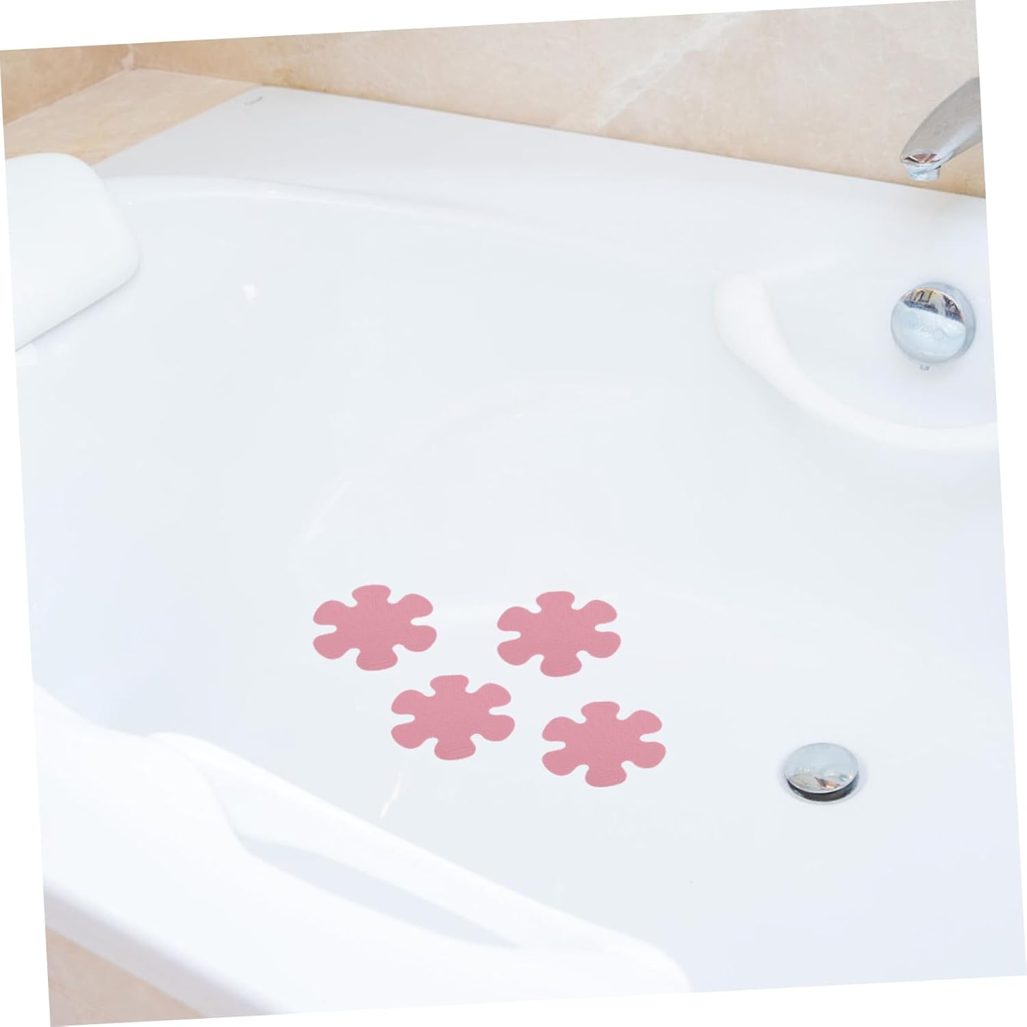 MAGICLULU 20Pcs Non-Slip Flower Bathtub Stickers for Safety