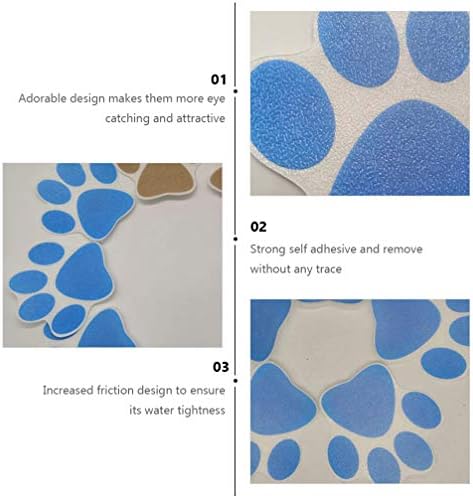 DOITOOL Removable Waterproof Bathtub Stickers 6pcs Cartoon Design