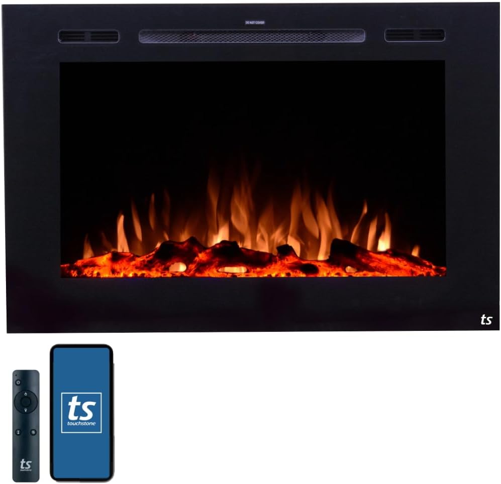 Touchstone Forte 40 Electric Fireplace - Black 1