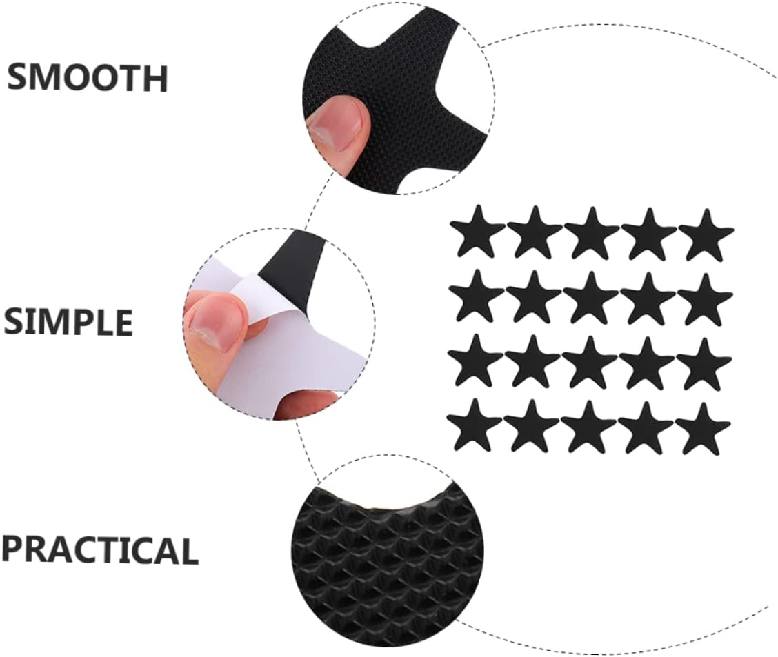 Cabilock 40pcs Non-Slip Bathtub Stickers with Anti-Slip Grip