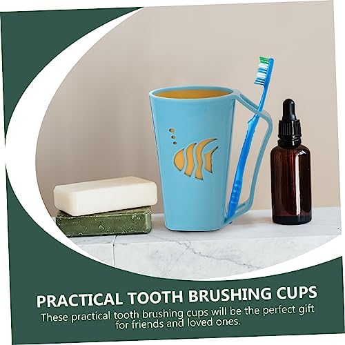 Cabilock 2 Pcs Brush and Wash Cup for Bathroom and Kitchen