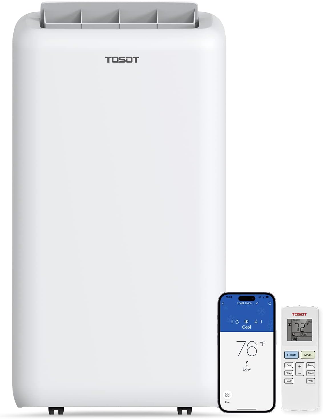 TOSOT 14000 BTU Smart WiFi Portable AC with Heater
