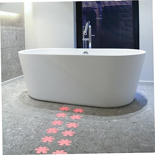 Non-Slip Bathtub Stickers with Flower Design