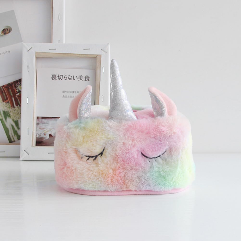 Zerodeko Unicorn Plush Tissue Box Holder
