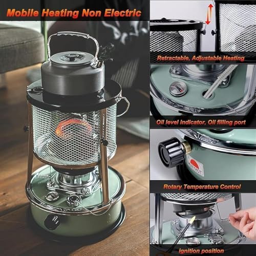 Large Kerosene Stove Heater with Safety Features
