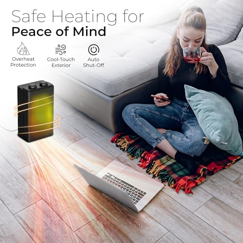 ZENTREN Bladeless Fan Heater with PTC Ceramic Technology