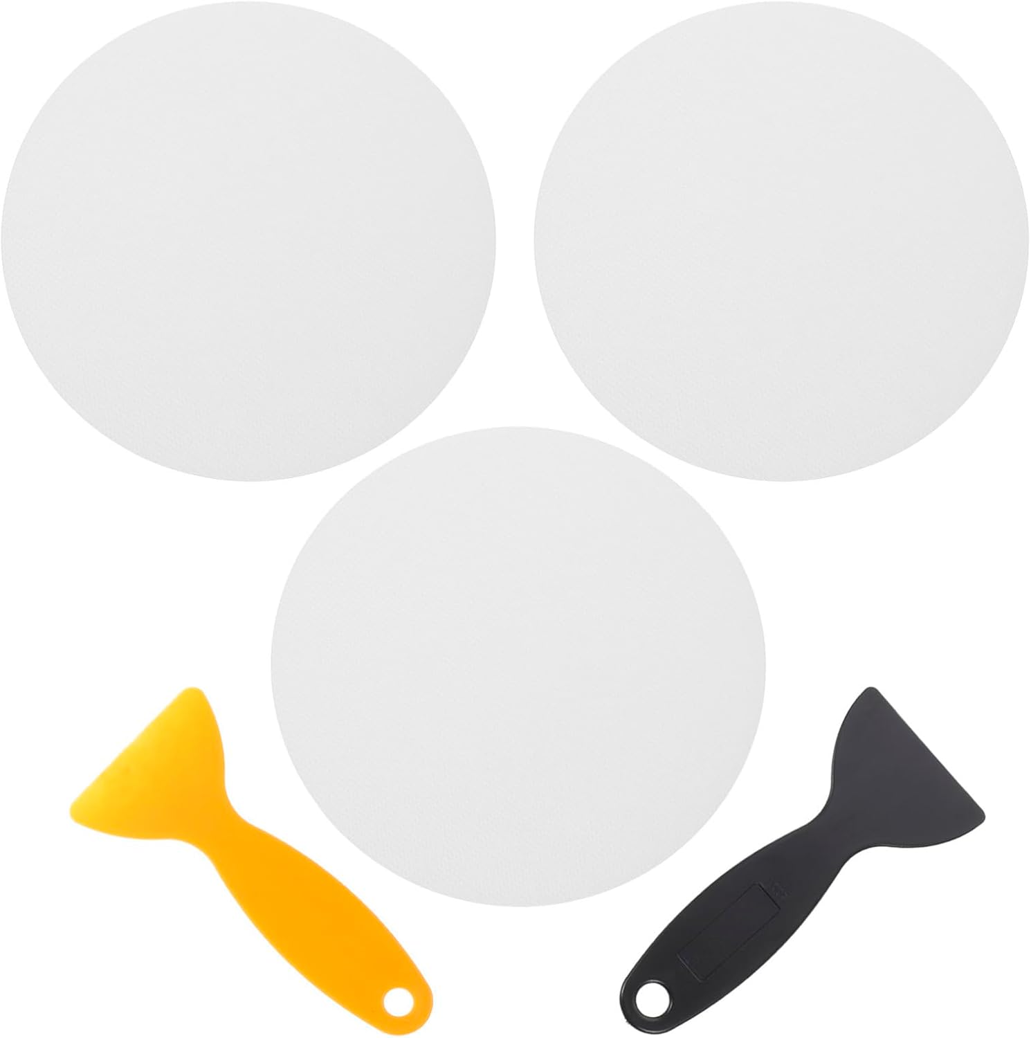 HAKIDZEL 1Set Non-Slip Bathroom Floor Stickers Transparent Peva Anti-Slip Decals
