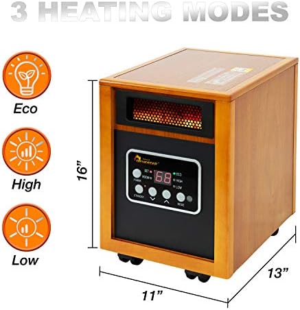Dr Infrared Heater Portable 1500W Power Efficient