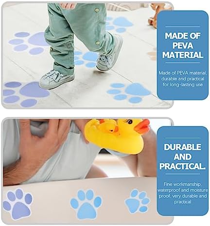 Zerodeko Bathtub Stickers 10pcs Non-Slip Decals for Bathroom Walls