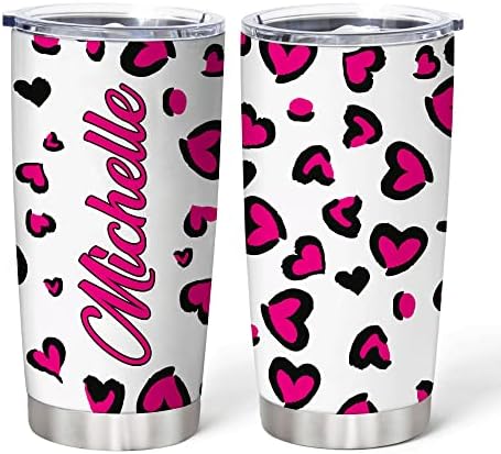 Hyturtle 20oz Stainless Steel Heart Print Tumbler For Her