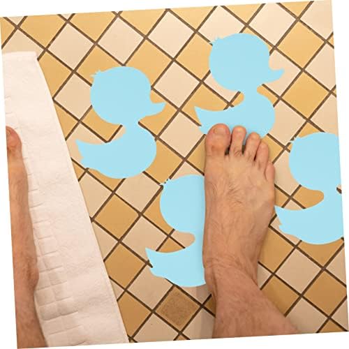 GLEAVI 24Pcs Non-Slip Bathtub Stickers Cute Duck Adhesive Decals for Safety