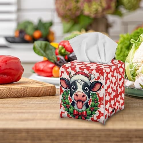 Doojoayie Christmas Tissue Box Holder for Kids