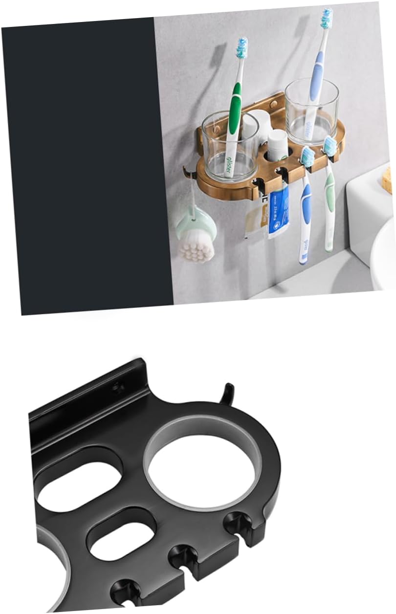FELTECHELECTR Punch Toothbrush Holder Black 1