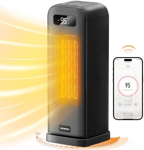 MORENTO Smart Electric Space Heater with Wi-Fi and Voice Control