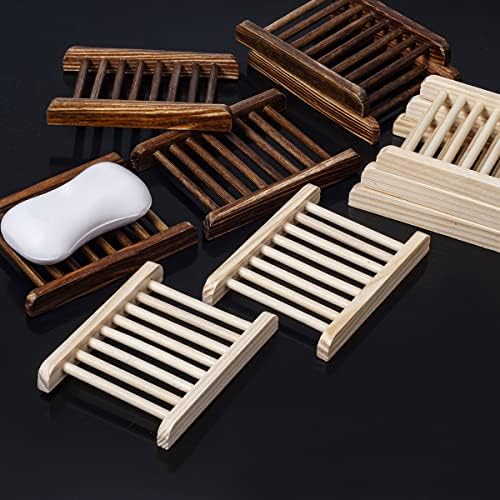60 Piece Bamboo Soap Holder for Bathroom