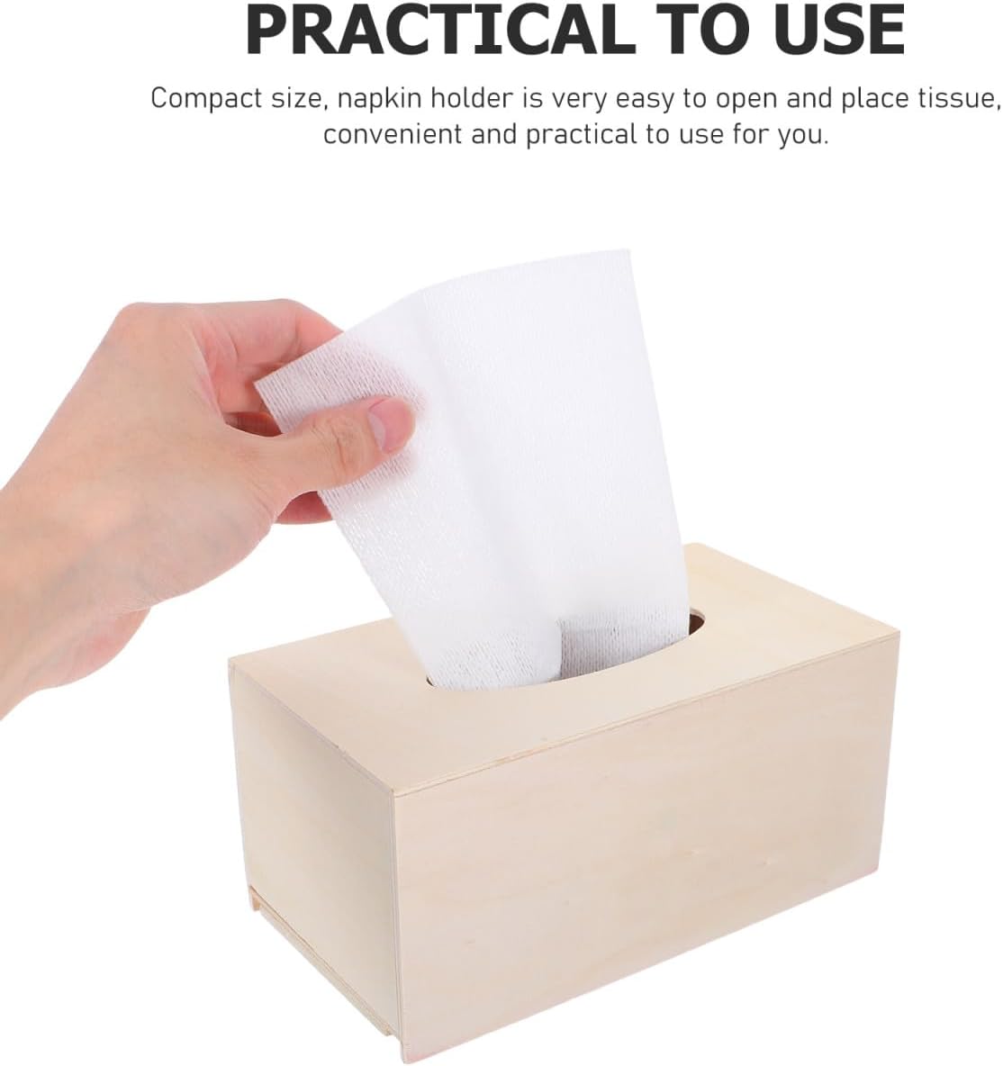 COHEALI 4pcs Box DIY Tissue Box Holder