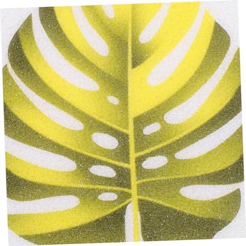 LAPYAPPE 1set Leaf Design Bathtub Stickers