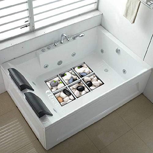 AILEGOU 3D Non-Slip Bathtub Stickers with 6 Animal Designs