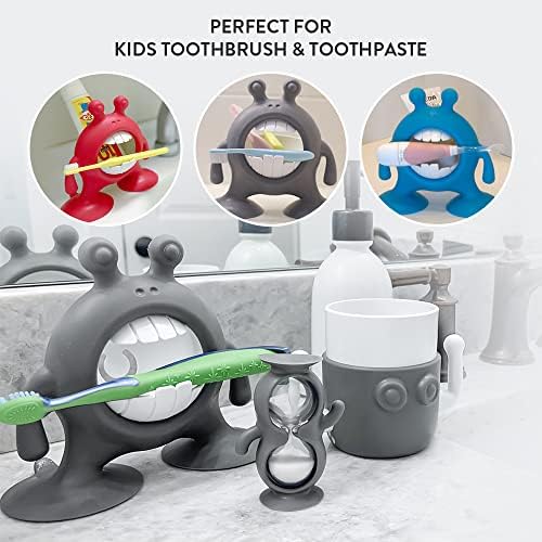 Prince Lionheart eyeSMILE Toothbrush Holder Set with Faucet Extender Green