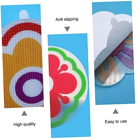 BESPORTBLE 4pcs Bathroom Non-Slip Flower Stickers 1
