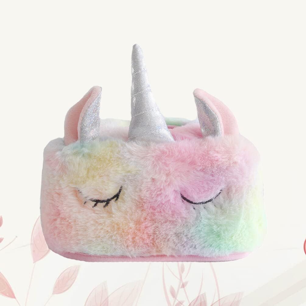Zerodeko Unicorn Plush Tissue Box Holder