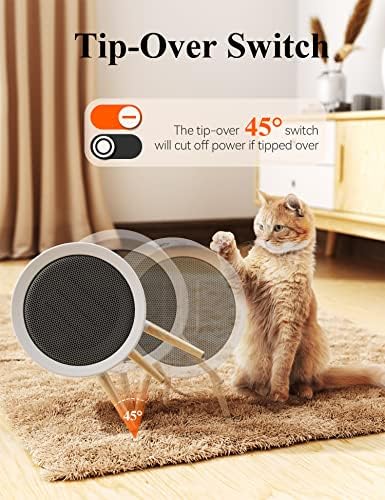 Gaiatop Portable Electric Heater with 4 Safety Features