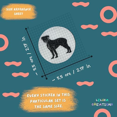 Non Slip Bathtub Stickers with Dog Silhouettes 24 PCS 1
