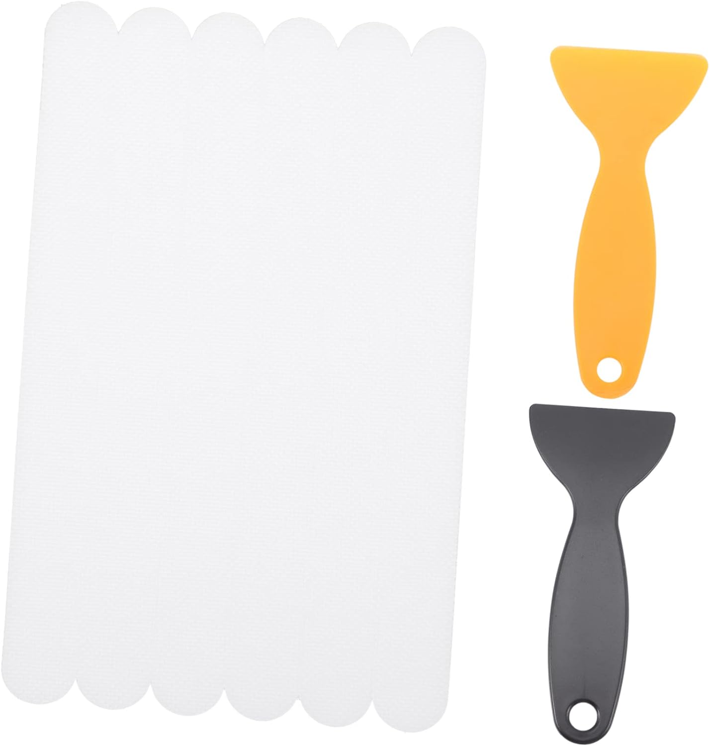 6Pcs Slip Proof Shower Stickers with Scrapers