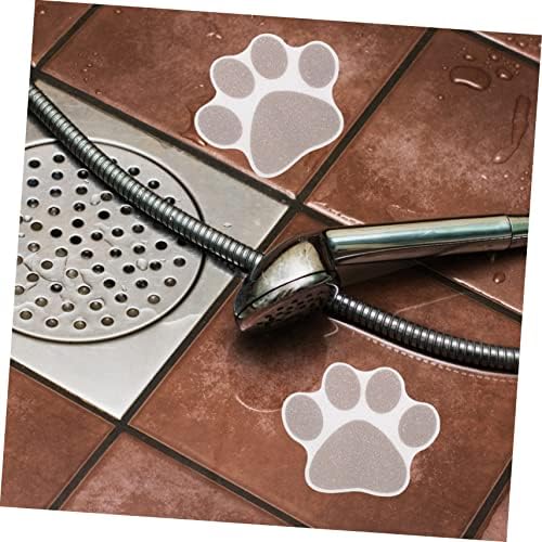 Garneck Non-Slip Bathtub Stickers 10pcs Grey Set