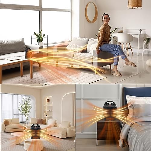 Lutntc 1500W Portable Space Heater - Quiet Safe