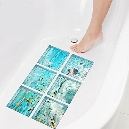 AILEGOU 3D Non-Slip Bathtub Stickers with 6 Animal Designs 1