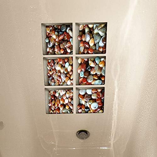 AILEGOU 3D Non-Slip Bathtub Stickers Set