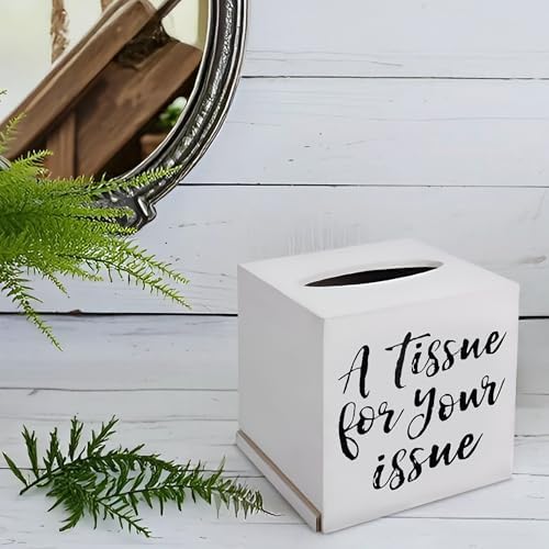 Youngs Inc Wood Bless You Tissue Box Cover