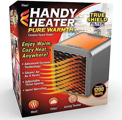 Ontel 1200W Ceramic Space Heater - Adjustable Energy Efficient