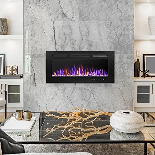 BETELNUT 36 Electric Fireplace with Remote Control